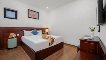 Basic Single Room, City View | In-room safe, desk, laptop workspace, blackout drapes