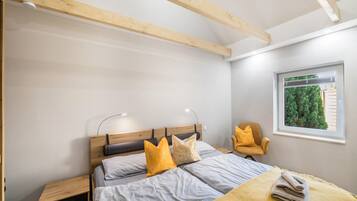 1 Schlafzimmer, kostenloses WLAN, Bettwäsche, Rollstuhlgeeignet