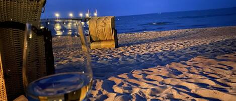 Vlak bij het strand