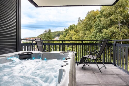 Ferienwohnung "Egge Resort 7g" mit Balkon, Whirpool und Sauna