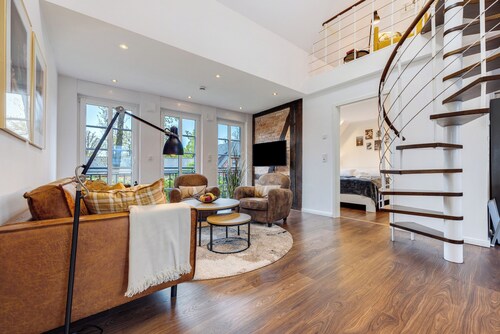 Ferienwohnung Oertzheide mit privatem Garten, Balkon und WLAN