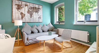 Ferienwohnung 'Westliche Höhe' mit Gemeinschaftsgarten und WLAN