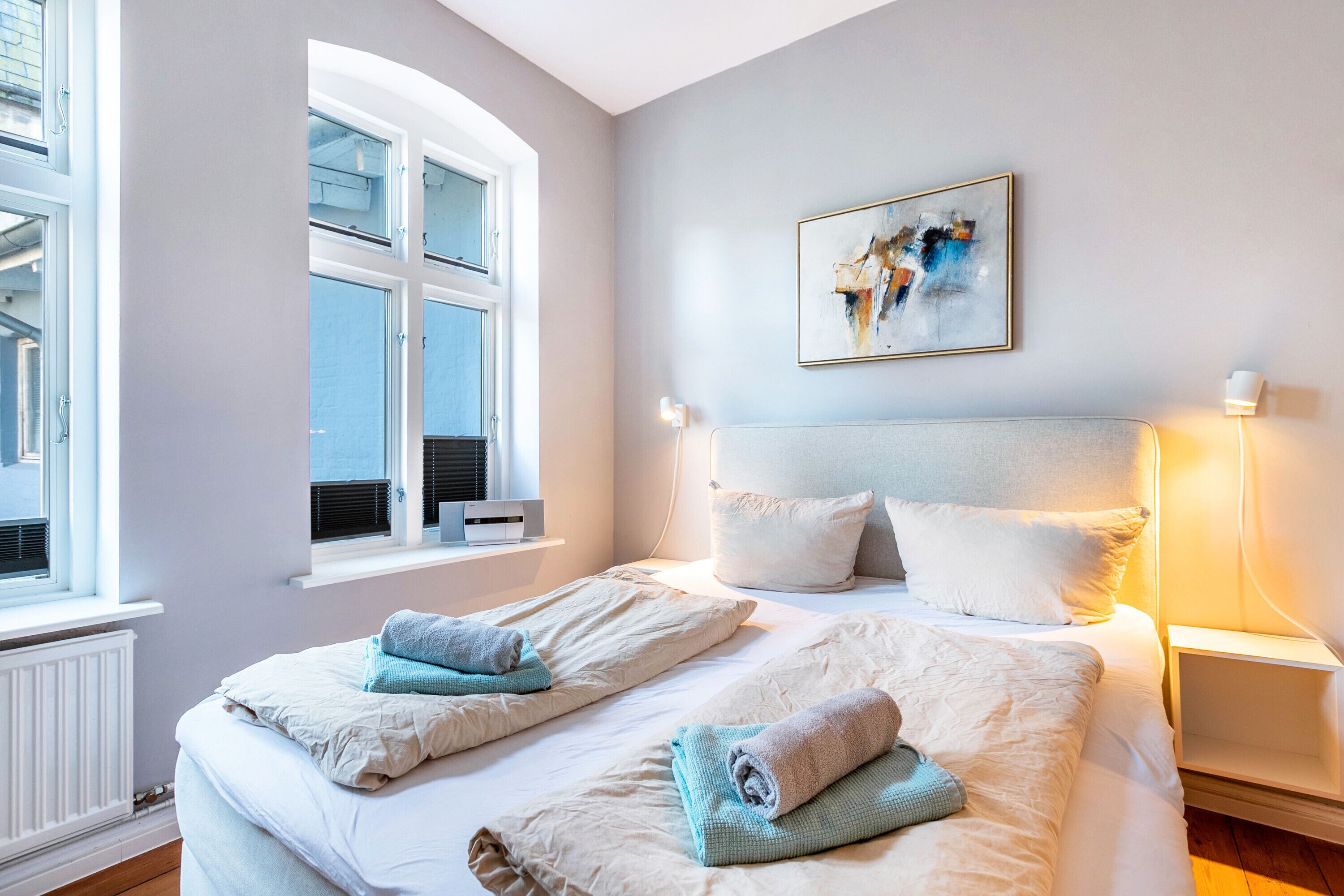 1 dormitori, planxa i posts de planxar, wifi gratuïta i roba de llit 