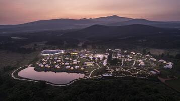 Front of property – evening/night