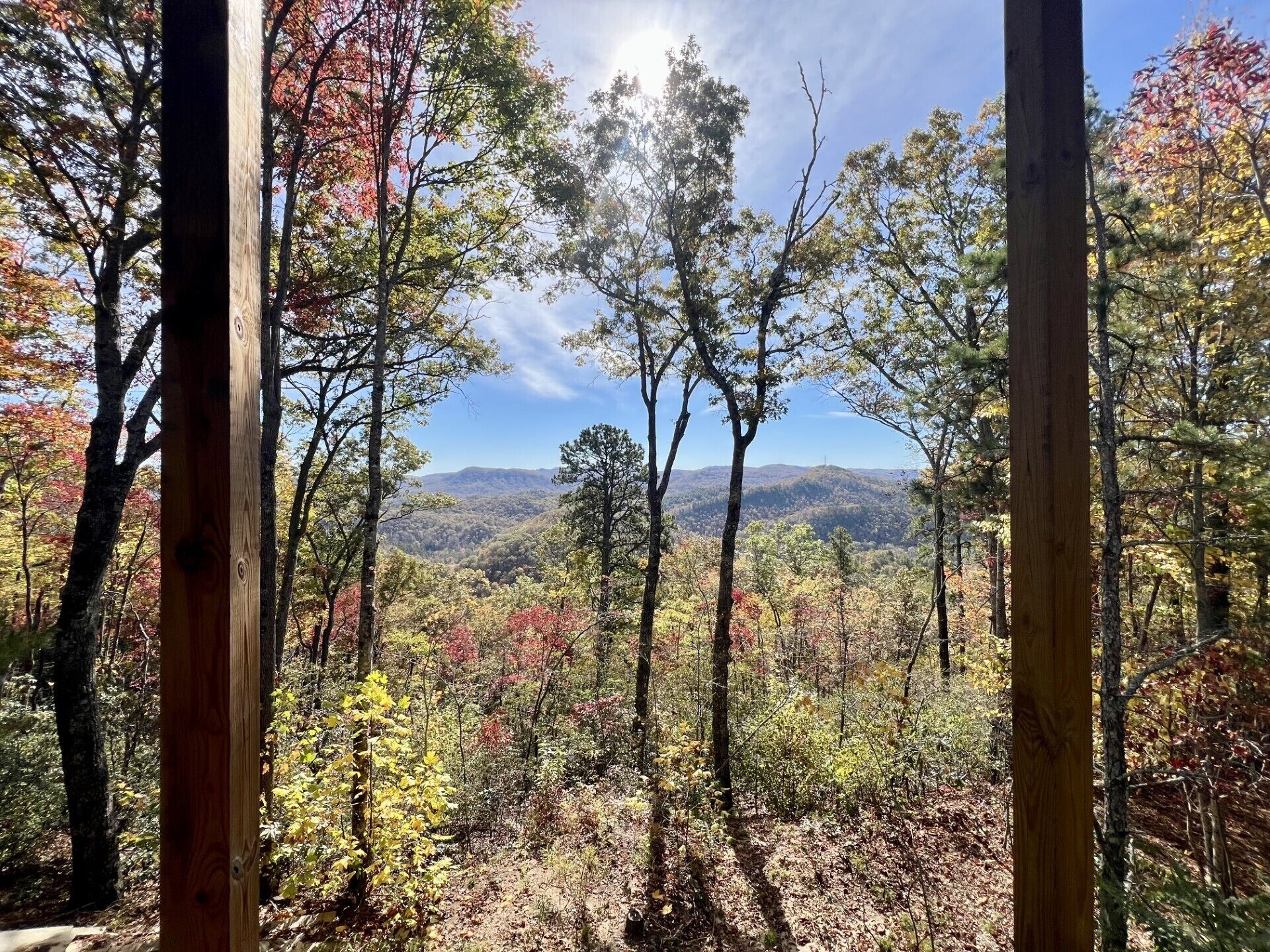 Blick von der Unterkunft