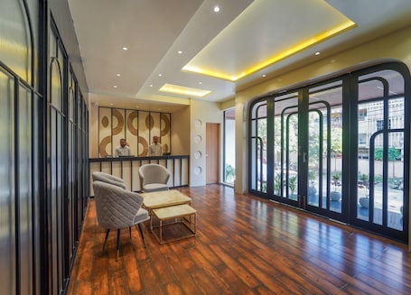 Flat-screen TV. The Urban Villa