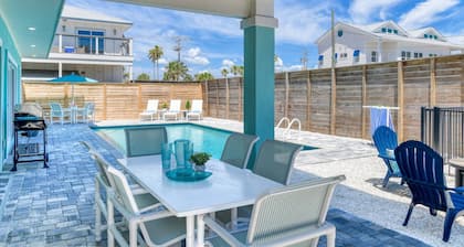 Brand New! Huge Beach House, Heated Pool, Just Steps to Beach, Stunning Views, $300 in Free Tickets!
