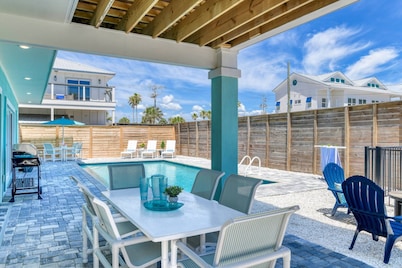 Brand New! Huge Beach House, Heated Pool, Just Steps to Beach, Stunning Views, $300 in Free Tickets!