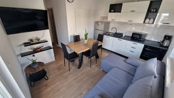 TV connectée, cheminée