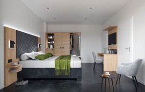 Hypo-allergenic bedding, desk, laptop workspace, soundproofing - Haus Kuckenberg (Burscheid)