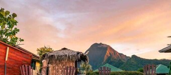 Bungalow Hiana - vue Lagon Avec Plage Privée