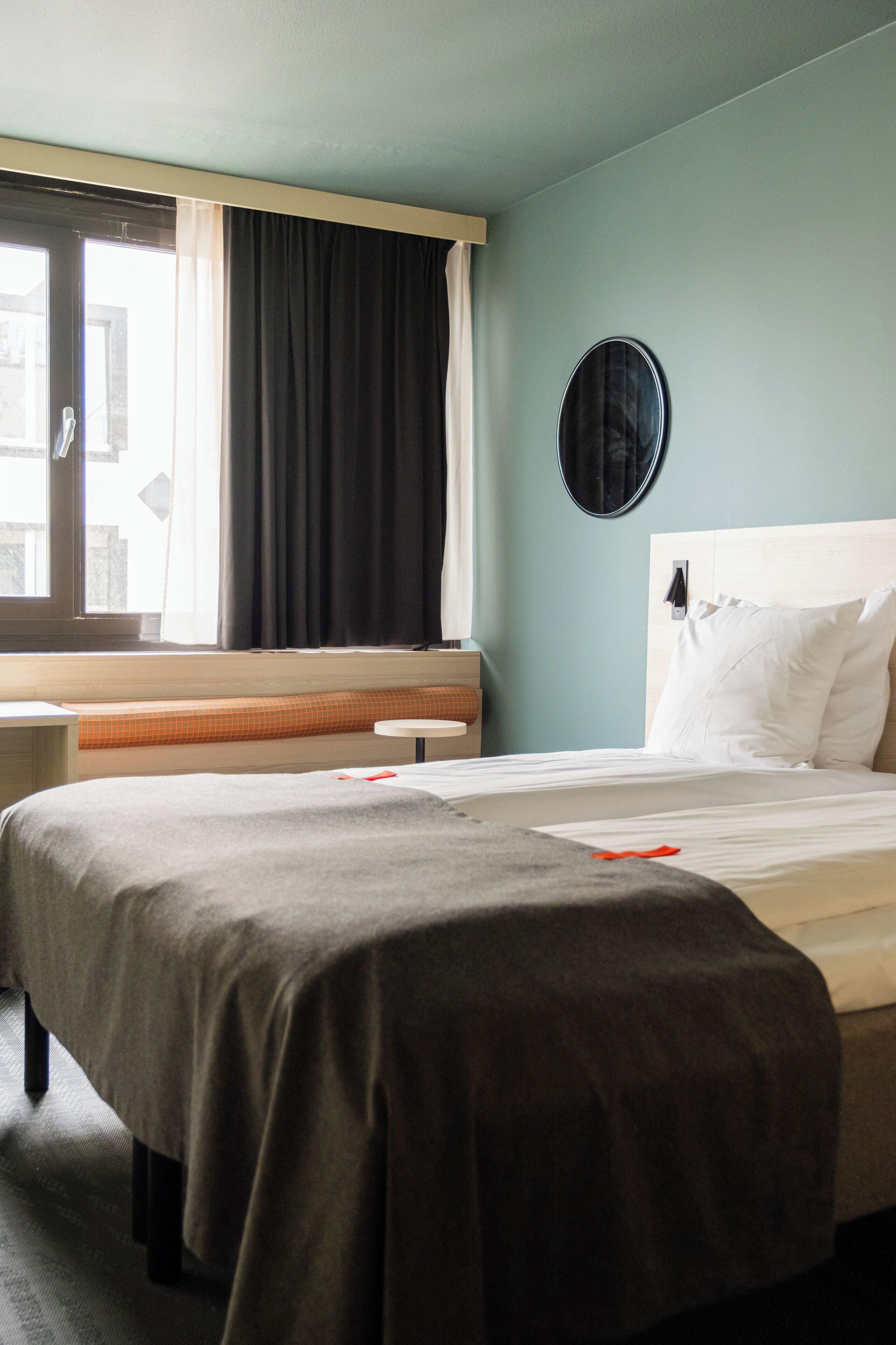 Doppelzimmer | Schreibtisch, laptopgeeigneter Arbeitsplatz, kostenloses WLAN