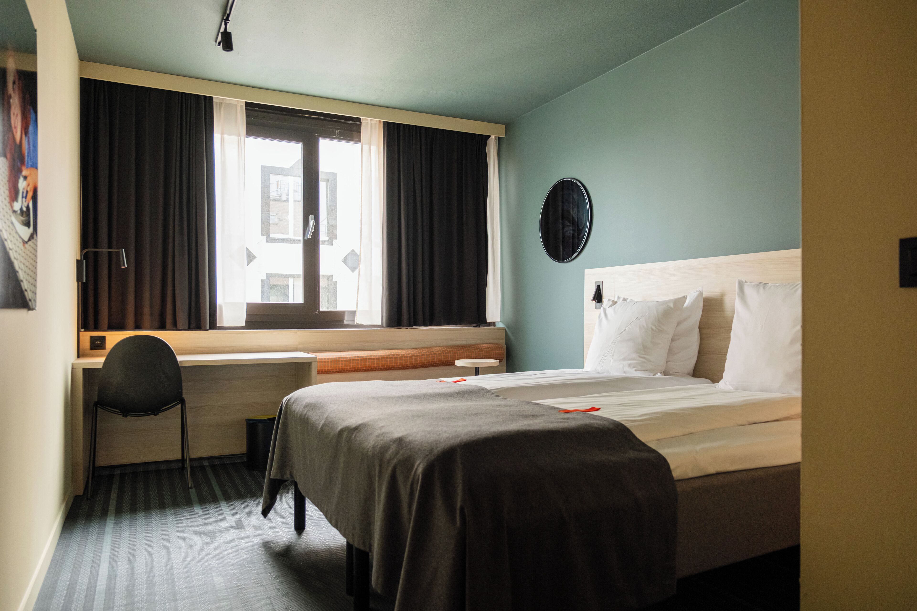 Chambre Double | Bureau, espace de travail pour ordinateur portable, Wi-Fi gratuit