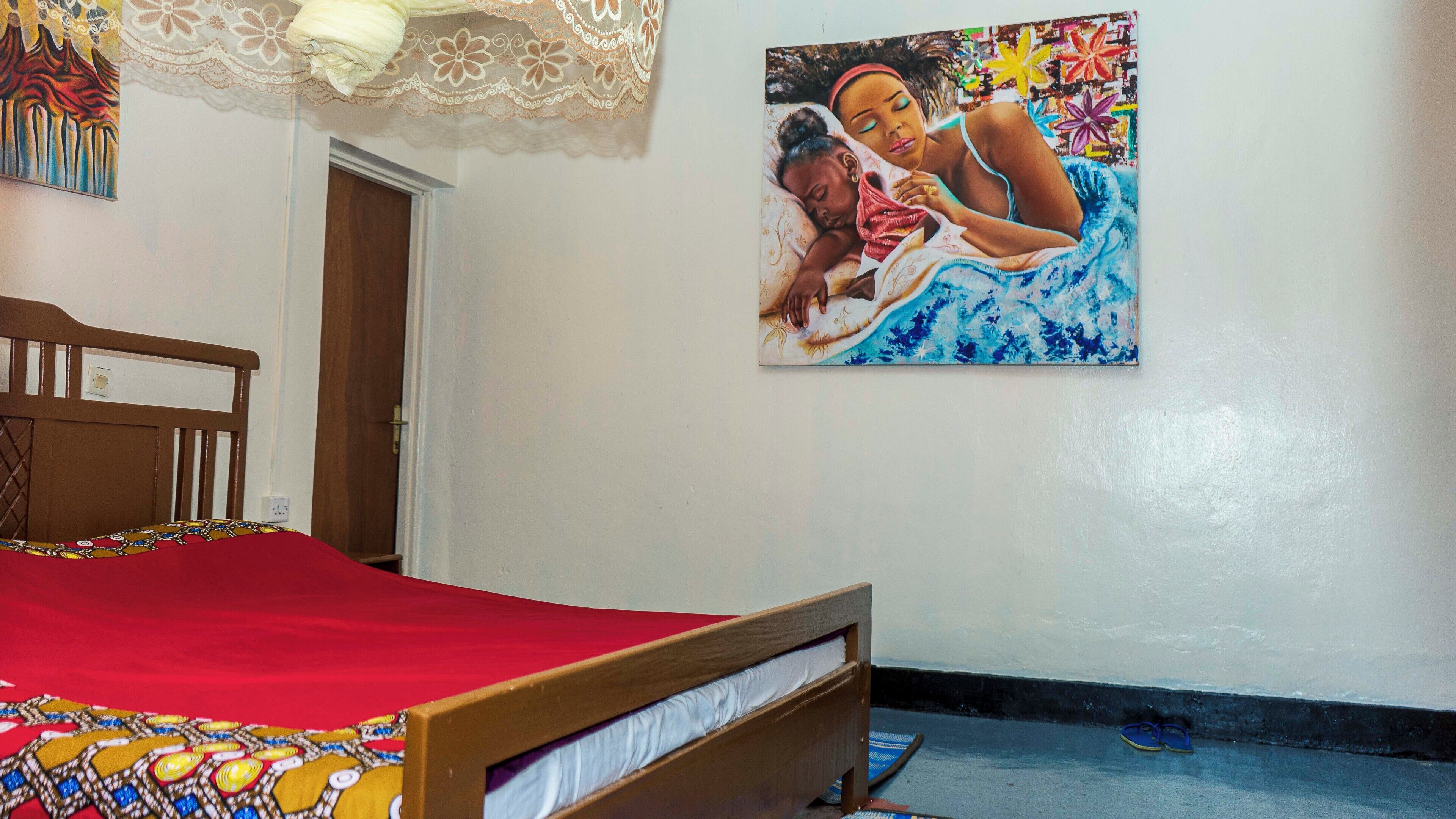 Quarto solteiro econômico, 1 cama de solteiro, vista para o jardim | Roupas de cama de algodão egípcio, roupas de cama premium