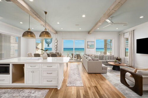The Sunrise House! Spectacular Gulf Front Lux Home with Private Pool.