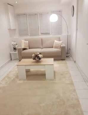 Living area - Studio cannes near croisette 5 min walk from the beach  (Cannes)