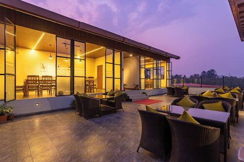 Terrasse sur le toit