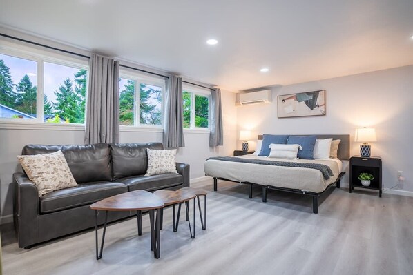 1 室のベッドルーム、アイロン / アイロン台、WiFi、ベッドシーツ