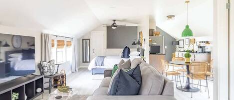 1 chambre, bureau, Wi-Fi, draps fournis