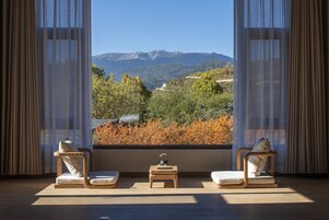 奢华套房 | 办公桌、笔记本电脑工作区、遮光窗帘、免费 WiFi