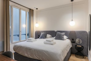 Apartamento Confort, vistas a la ciudad | Decoración individual, mobiliario individual, cortinas opacas