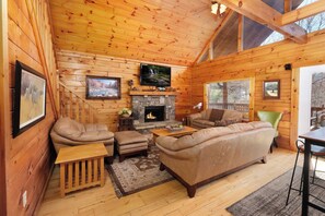 Fernseher, Kamin, Videospiele