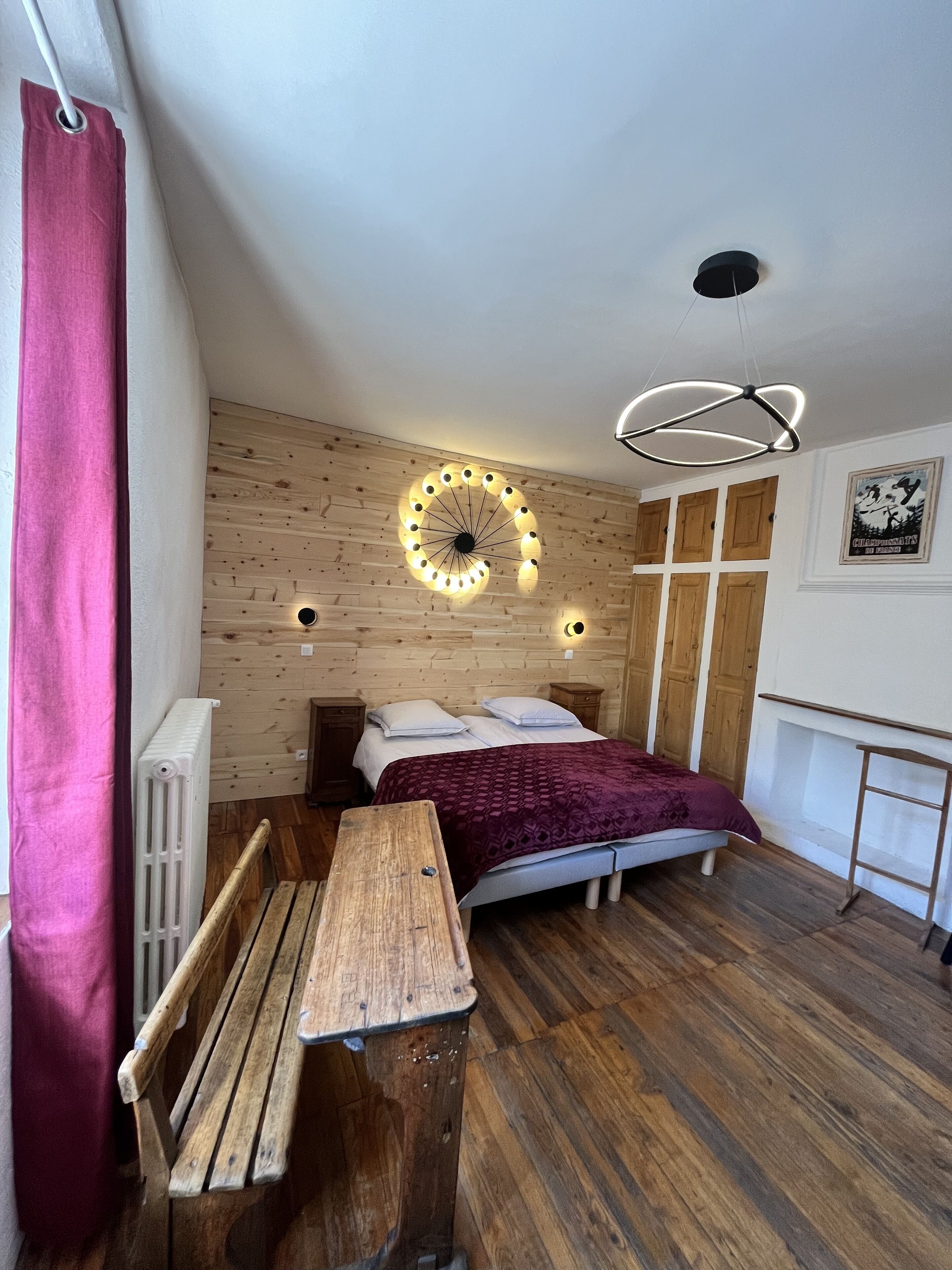 Kamar Triple, pemandangan gunung | Wi-Fi gratis dan seprai linen