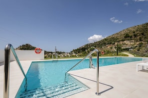 Indoor pool, a heated pool