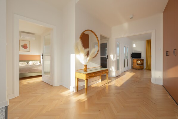 Apartment, 2 Bedrooms, Kitchen | 2 bedrooms, desk, laptop workspace, bed sheets - Apartment for 6 in the Heart of Warsaw (Warsaw)