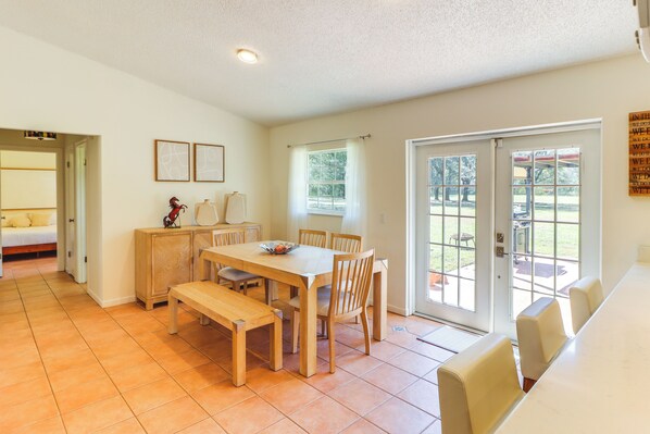 House (2 Bedrooms) | Interior - Gas Grill & Fire Pit: Peaceful Dunnellon Home! (Dunnellon)