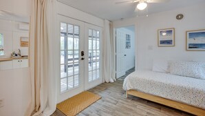 1 bedroom, iron/ironing board, bed sheets