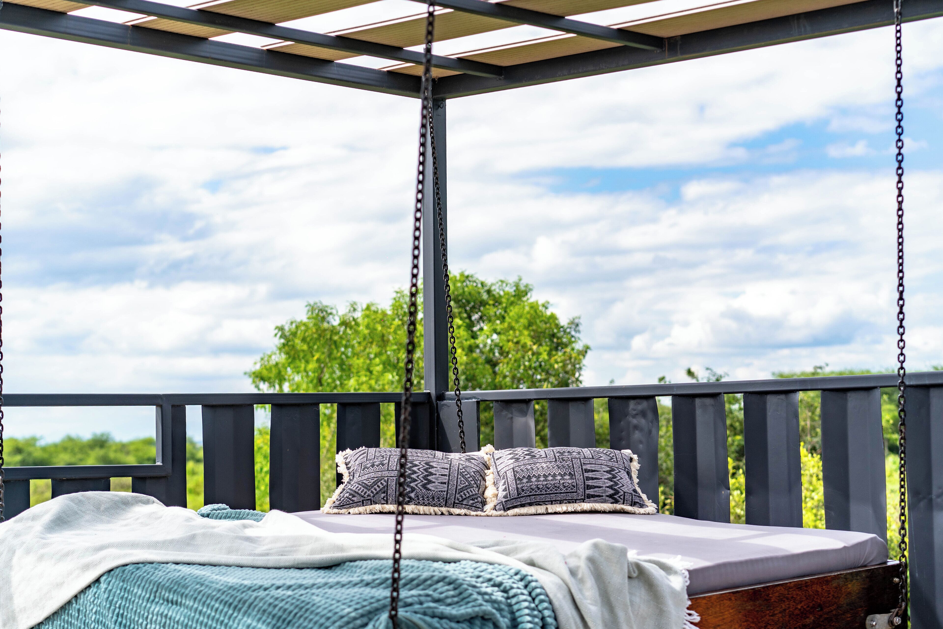 奢华平房, 3 间卧室, 露台 | 高档床上用品、羽绒被、记忆海绵床垫、客房内保险箱