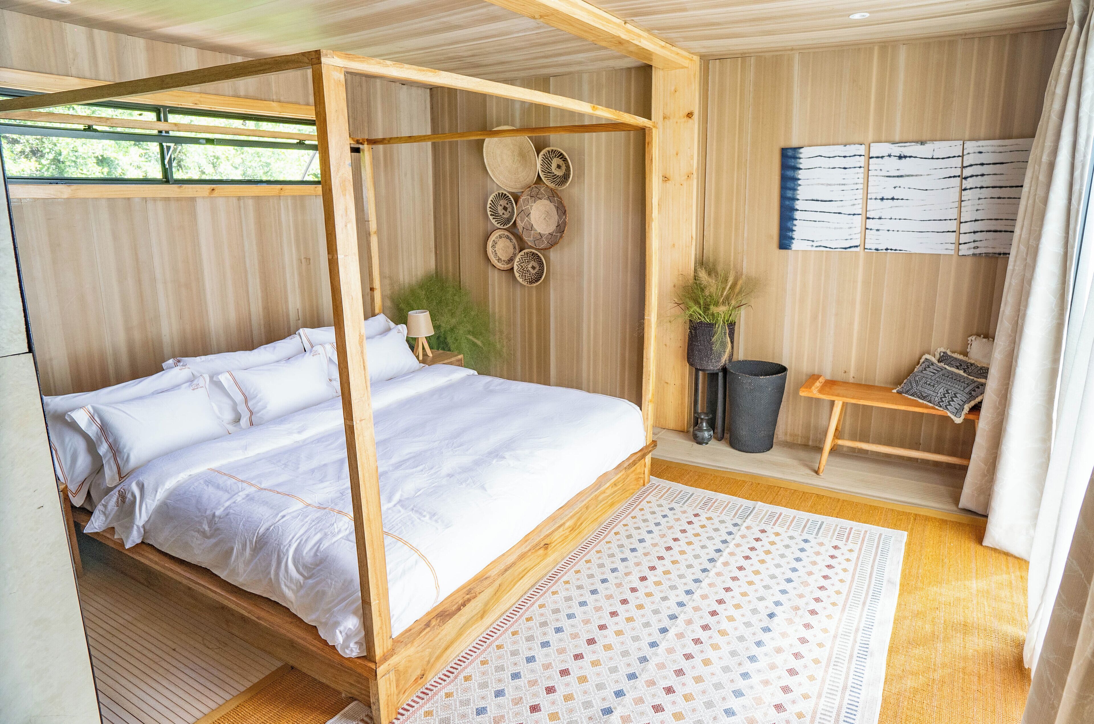 Premium bedding, down duvets, memory-foam beds, in-room safe