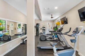 Condo, 2 habitaciones | Sala de fitness