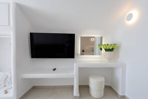 Habitación doble Deluxe (Caldera view) | Ropa de cama 