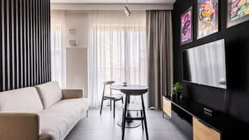 Studio trung tâm thành phố | Bàn ủi/dụng cụ ủi quần áo, truy cập Internet không dây miễn phí