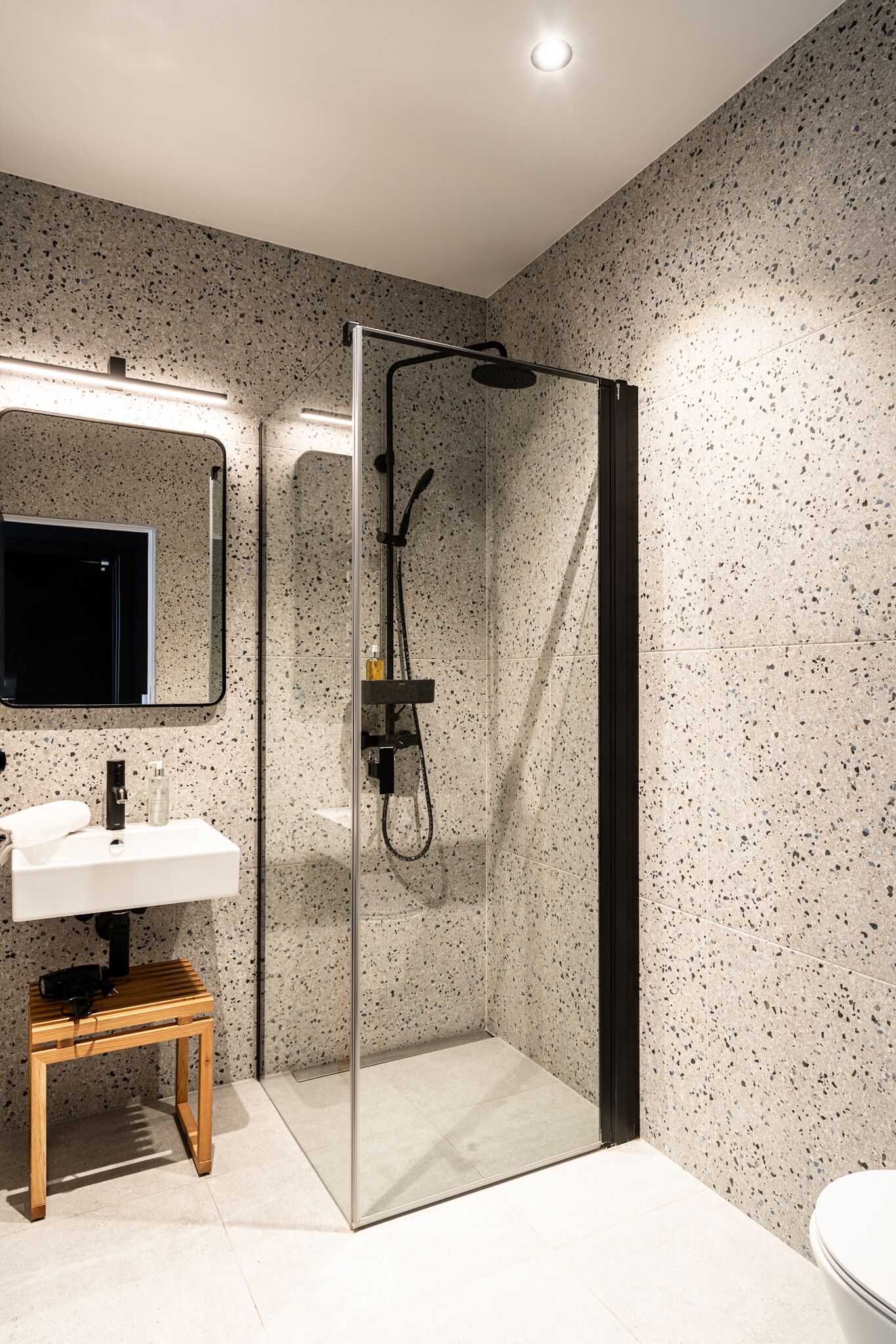 Studio Classique | Salle de bain | Douche, serviettes fournies, savon, shampoing
