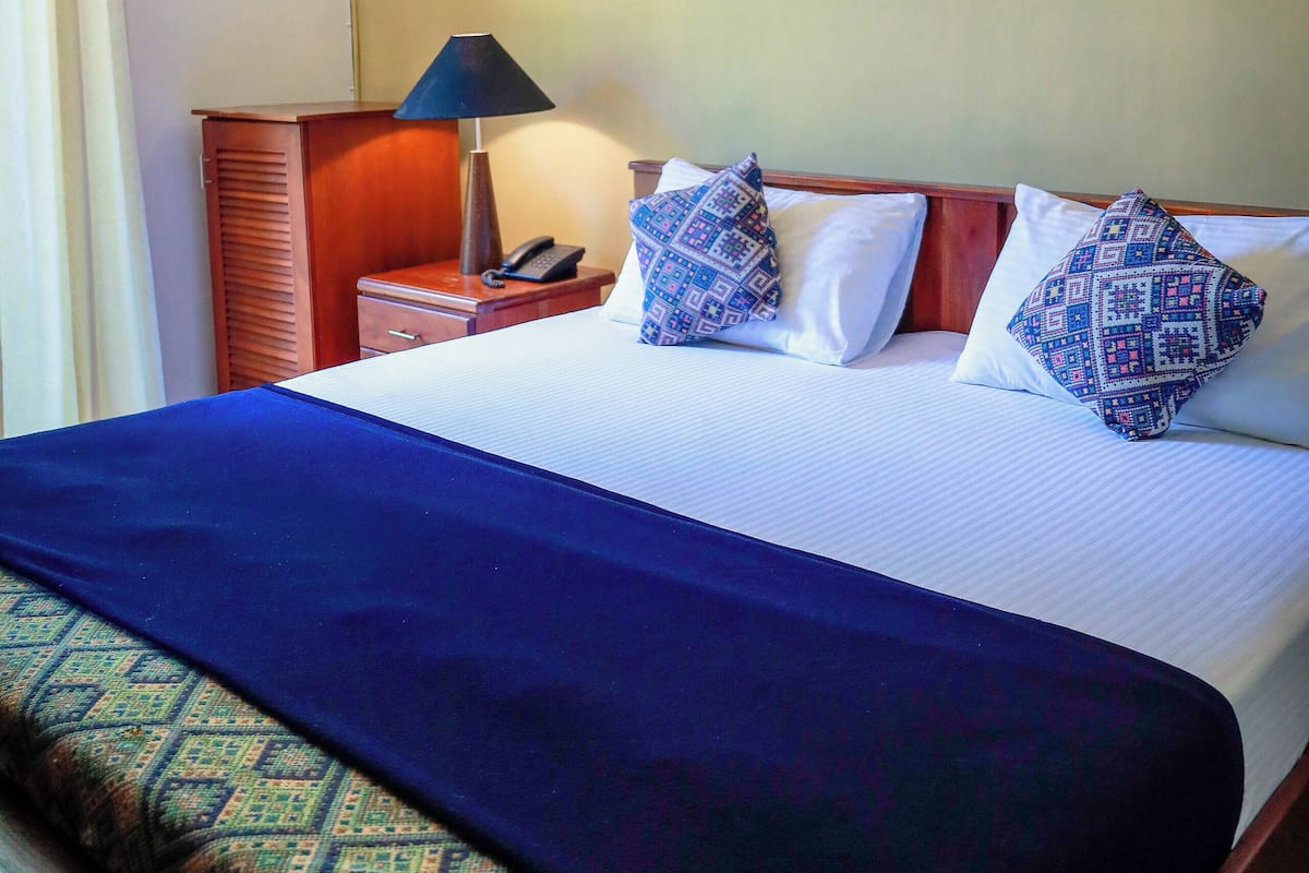 Hypo-allergenic bedding, memory-foam beds, individually decorated