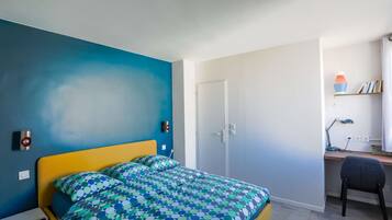 2 chambres, bureau, lit parapluie, Wi-Fi