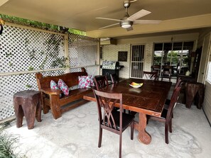 Outdoor dining
