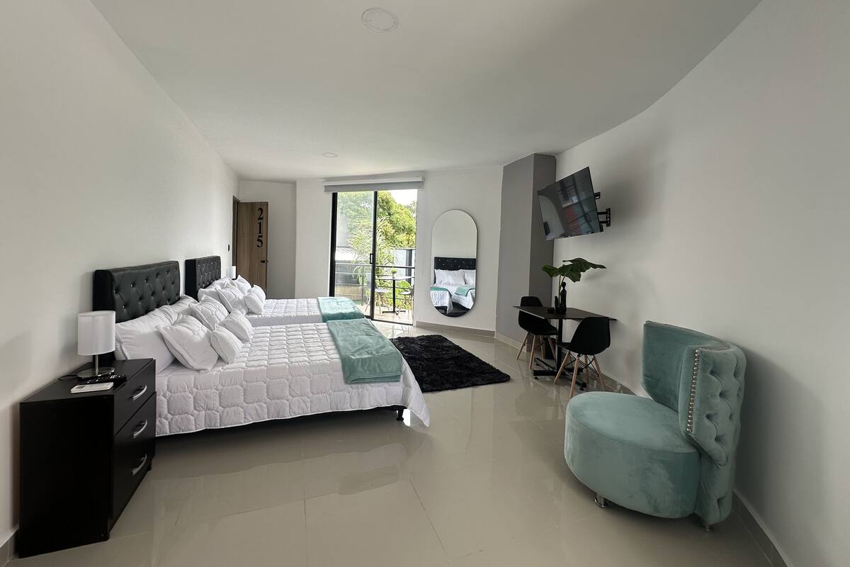 Family Double Room | Egyptian cotton sheets, premium bedding, down duvets, pillow-top beds