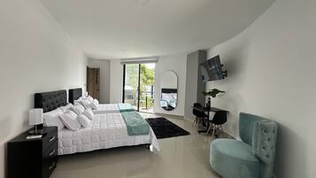 Family Double Room | Egyptian cotton sheets, premium bedding, down duvets, pillow-top beds