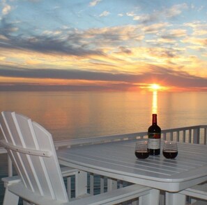 Outdoor dining - Seashell Unit 1710-Sleeps 8-Gulf Views (Panama City Beach)