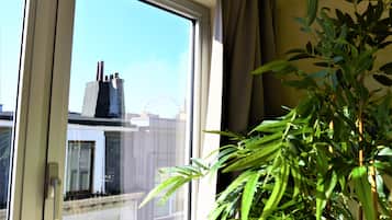 Premium bedding, memory foam beds, blackout drapes, soundproofing