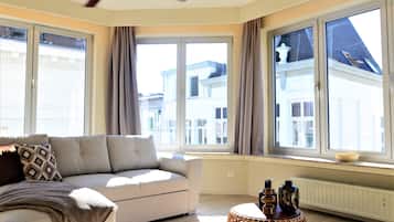 Premium bedding, memory foam beds, blackout drapes, soundproofing