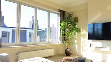 Premium bedding, memory foam beds, blackout drapes, soundproofing