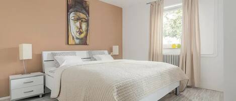 1 Schlafzimmer, kostenloses WLAN, Bettwäsche