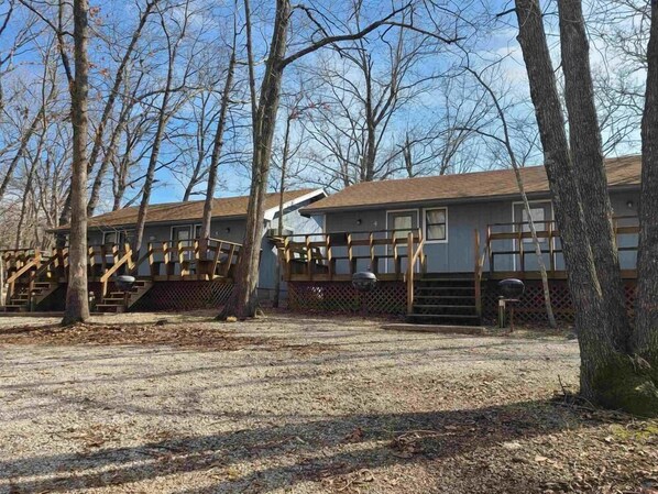 Cabane, vue établissement | Terrasse/Patio