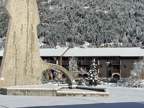 50m from resort center, terrace, tv, 24m², Serre Chevalier