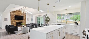 3-BD Backyard Oasis w Pool, Patio, Firepit